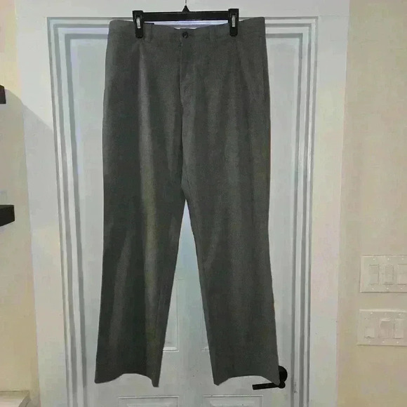 NWT Kenneth Cole Mens Pant Well Taken II Stretch Trouser Gray Size 36 - Picture 2 of 8